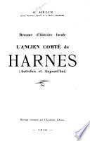 L'ancien comté de Harnes (autrefois et aujourd'hui)