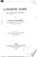 L'ancienne Acadie