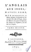 L'Anglais Aux Indes, D'Après Orme