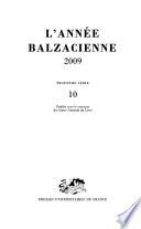L'année Balzacienne
