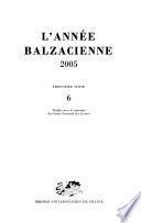 L'Année balzacienne