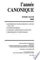 L'Année canonique