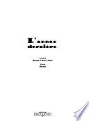 L'année dernière