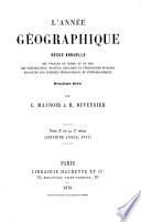 L'Année géographique