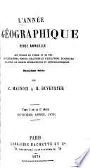 L'Année géographique