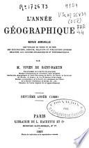 L'Année geographique