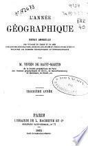 L'Année geographique