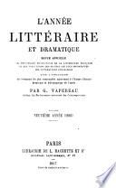 L'Année littéraire et dramatique