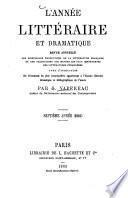 L' Année littéraire et dramatique
