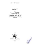 L'Année littéraire