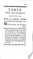 L'année littéraire ou Suite des lettres sur quelques écrits de ce temps