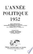 L'Année politique, économique, sociale et diplomatique en France