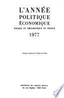 L'Année politique économique, sociale et diplomatique en France