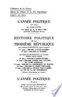 L'Année politique économique, sociale et diplomatique en France