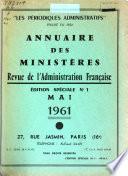 L'Annuaire des ministéres