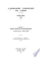 L'Annuaire financier du Liban