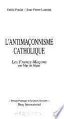 L'antimaçonnisme catholique