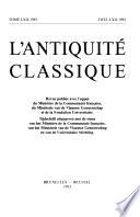 L'Antiquité classique