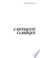 L'Antiquité classique