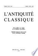 L'Antiquité classique