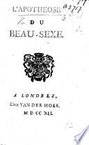 L'apotheose du beau-sexe