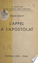L'appel à l'apostolat