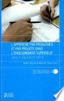 L'approche par problèmes et par projets dans l'enseignement supérieur