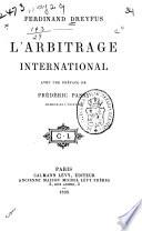 L'arbitrage international