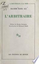 L'arbitraire