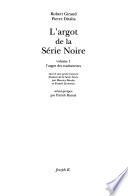 L'argot de la Série noire