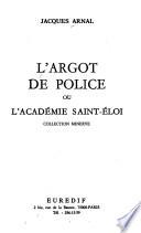 L'argot de police