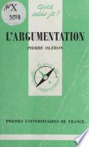 L'argumentation