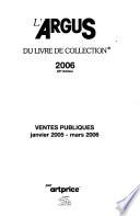 L'Argus du livre de collection 2006