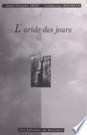 L'Aride des jours
