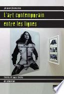 L'art contemporain entre les lignes