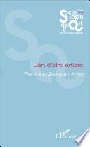 L'art d'être artiste