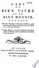 L'art de bien vivre et de bien mourir