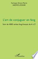 L'art de conjuguer en fang