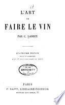 L'art de faire le vin