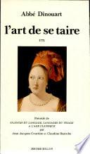 L' art de se taire