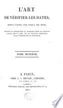 L'Art de vérifier les dates depuis l'année 1770 jusqu'à nos jours: 1829