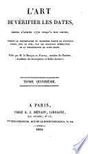 L'Art de vérifier les dates depuis l'année 1770 jusqu'à nos jours: 1834
