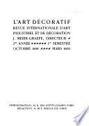 L'Art décoratif