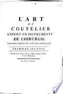 L'art du coutelier en ouvrages communs, par M. Fougeroux de Bondaroy