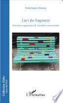 L'art du fragment