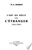 L'art du récit dans L'étranger d'Albert Camus