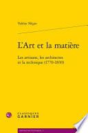 L'Art et la matière