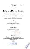 L'Art et la Province...