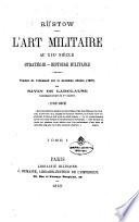 L'art militaire au 19. siècle stratégie, histoire militaire