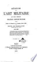L'art militaire au 19. siècle stratégie, histoire militaire
